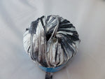 Xanadu by Kniting Fever yarn, Thin and Thick Fringe Ribbon Yarn