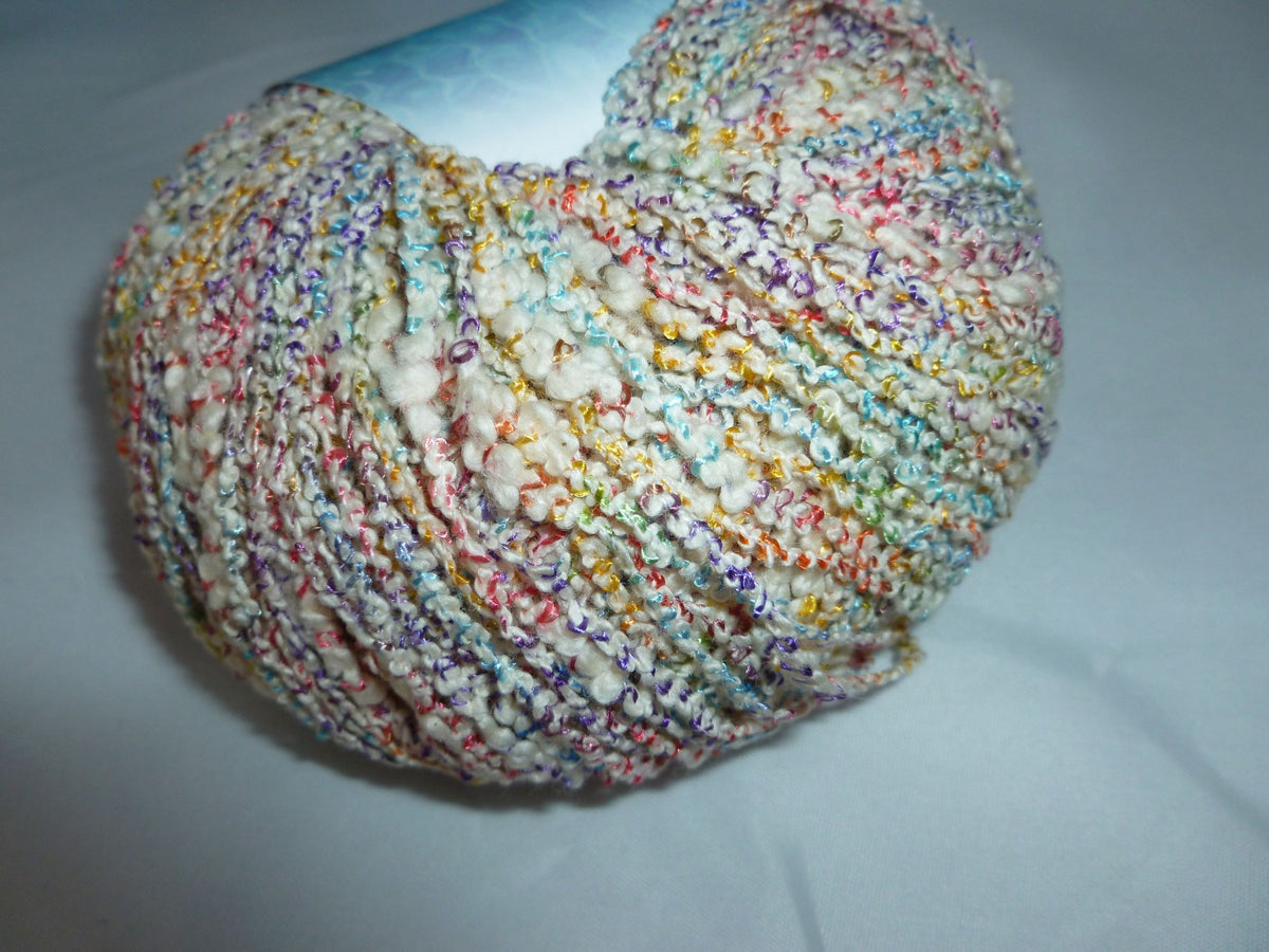 Surf by Lana Gatto Yarn, Cotton Blend Fine Boucle, 50 gm | Felted for Ewe