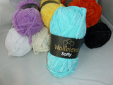 Bulky Chenille Softly by Wollbiene Yarn, Multiple Colors, 100 gm