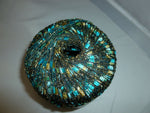 Beautiful with Gold Metallic Specialty Yarn by Dark Horse, Railroad Ribbon