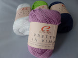 Pretty in Pima by Ella Rae, 100% Cotton, 100 gm