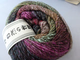 Tasogare by Noro, Aran 60% Wool 20% Silk 20% Mohair , 150 gm