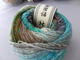 Rittou by Noro, Aran 70% Wool 15% Silk 15% Mohair , 150 gm