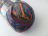 In Variation nach Hundertwassers Werk 3205 Sock yarn by Opal