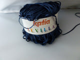 Navy 32 Sevilla by Katia, Nylon ribbon, 50 gm