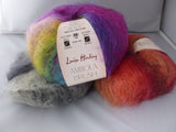 Amitola Brush by Louisa Harding, Fine Weight Mohair Wool Cotton Blend - Felted for Ewe