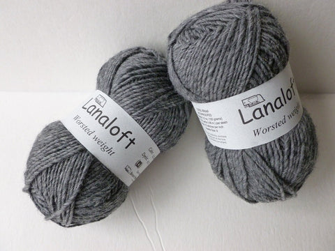 Dark Ash Lanaloft Worsted - Seconds -by Brown Sheep Company
