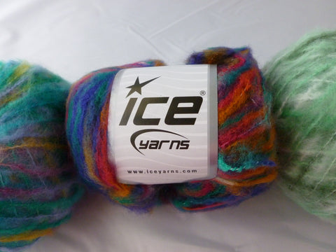 Mohair Color Light by Ice Yarns, DK Mohair Acrylic Blend - Felted for Ewe
