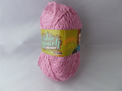 Pink Champagne 416 Vegas Collection by Vickie Howell, Wool Soysilk Blend with Metallic - Felted for Ewe