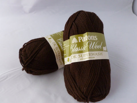 Mocha Classic Wool  DK Superwash by Patons - Felted for Ewe