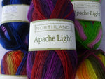 Apache Light by Northland Yarn, Light Self Stripping Wool - Felted for Ewe