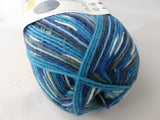 20% Off - 6 Ply Color by Regia, Machine Wash Wool Sock Yarn, 150 gm, Self Striping - Felted for Ewe