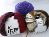 Alpaca Deluxe by ICE Yarns, DK Alpaca Wool Blend, Variegated - Felted for Ewe