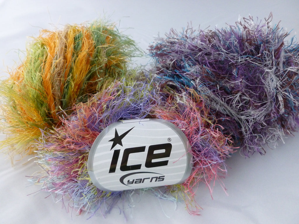 thumbnail image 2 of Ice 38yd Dark Red Extra Long Eyelash Yarn - 50g, Bulky Weight, Polyester, #42079 2 of 5