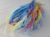 Variegated Long Eyelash Yarn by ICE, 1 1/2" Lash, Bulky, Multiple Colors - Felted for Ewe