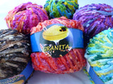 Granita by Knitting Fever Yarn, Bulky, 100% Nylon Blend, Ribbon Flags - Felted for Ewe