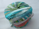 Giglio by Knitting Fever yarn, Bulky, Ribbon, Multi Colors - Felted for Ewe
