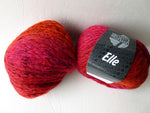 Fuchsia and Orange 12 Elle Lana Grossa - Felted for Ewe
