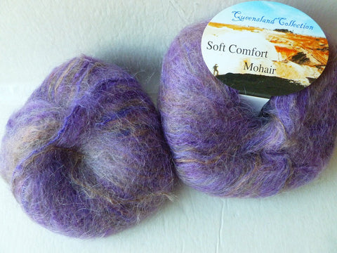 Lilac 614 Soft Comfort Mohair by Queensland - Felted for Ewe