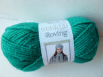 Teal Roving  by Bernat, Acrylic Wool Blend, Bulky, Machine Wash - Felted for Ewe