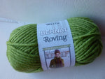 Lime Roving  by Bernat, Acrylic Wool Blend, Bulky, Machine Wash - Felted for Ewe