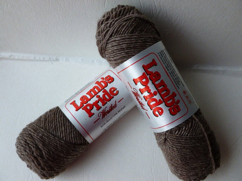 Brown Heather  Lamb's Pride Worsted  - Not Seconds -by Brown Sheep Company - Felted for Ewe