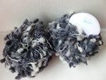 White, Grey and Black  2 Cocoon Linie 104 by On Line yarns - Felted for Ewe