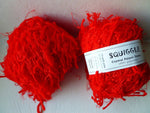 Lacquer Red 4706 Squiggle Solid by Crystal Palace Yarns - Felted for Ewe