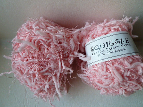 Soft Pink 4704 Squiggle Solid by Crystal Palace Yarns - Felted for Ewe