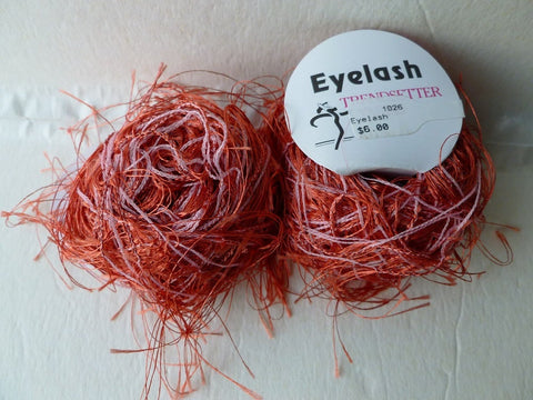 Salmon 1026 Eyelash  by Trendsetter Yarns - Felted for Ewe