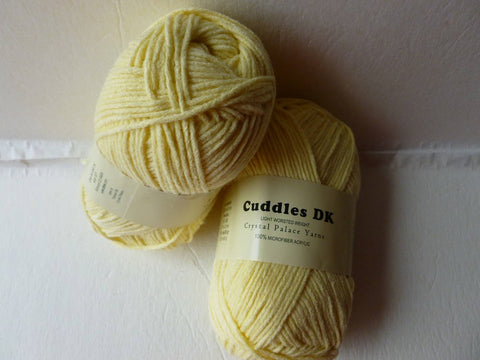 Yellow 103 Cuddles DK by Crystal Palace Yarns - Felted for Ewe