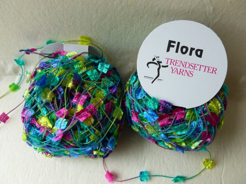 Teal Fuchsia and Purple 201 Flora by Trendsetter Yarns