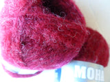 Burgundy Heather 6-23 Mohair Lace II by Filati Europa - Felted for Ewe