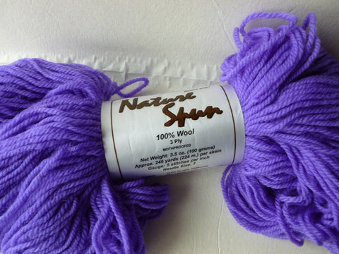 Purple Splendor  Nature Spun Worsted  - Seconds -by Brown Sheep Company - Felted for Ewe