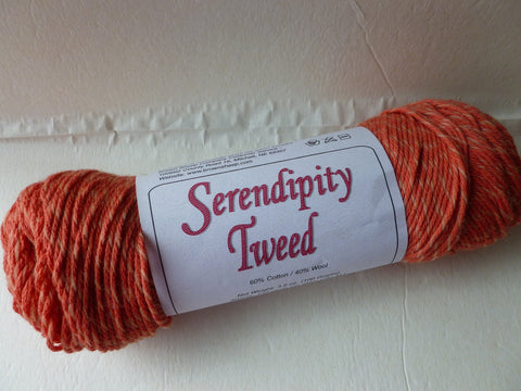 Striped Coral Root Serendipity Tweed Yarn by Brown Sheep Company - Felted for Ewe