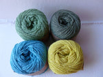 10% Off Retail  Silkiull by Navia Yarns,  Silk Wool Blend, 50 gm, Sport Weight - Felted for Ewe