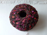 Beautiful with Gold Metallic Specialty Yarn by Dark Horse, Railroad Ribbon - Felted for Ewe