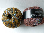 Diamonds by Cascade Yarns, 50 gm, Nylon Wool  Metallic Blend - Felted for Ewe