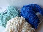 Popcorn Color and Solids by Schoeller and Stahl, Cotton Blend, 50 gm, Slubs - Felted for Ewe