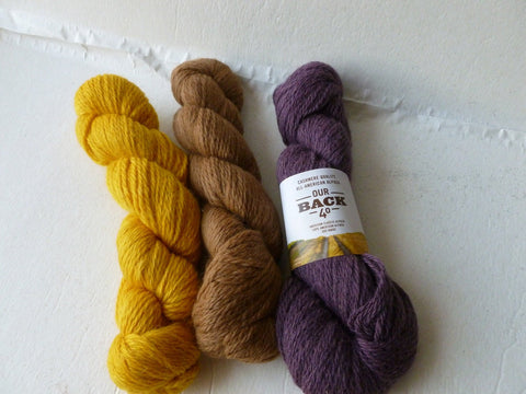 Our Back 40  3Ply by Imperial Yarns, Mill Ends, Sport Weight, Alpaca - Felted for Ewe