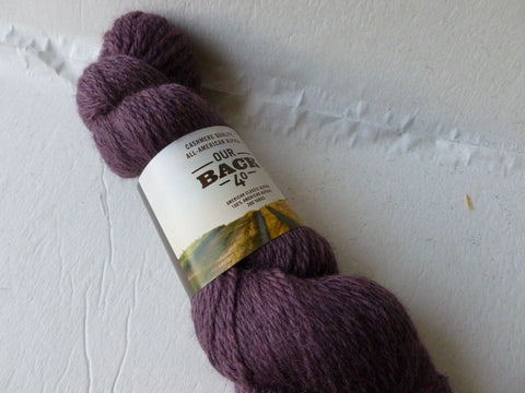 Violet Our Back 40  3Ply by Imperial Yarns, Mill Ends, Sport Weight, Alpaca - Felted for Ewe