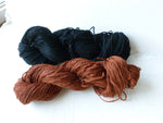 3 Ply Warp Rug Yarn Dyed by Saco River Dyehouse, 90 gm - Felted for Ewe