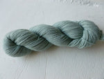 Mint Wool Dyed by Saco River Dyehouse, Tight Twist Wool, Sport, 50 gm, Mill Ends, No Label - Felted for Ewe
