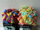 Pixie  Specialty Yarn by Dark Horse, Worsted, Nylon, Pom Pom - Felted for Ewe