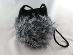 Felted Purse, Party Balloon Felted Bag, Purse with Fun Specialty Yarn - Felted for Ewe