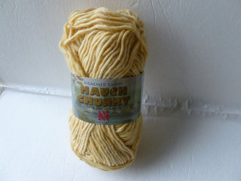 20% off Retail Sweet Corn Mauch Chunky by Kraemer Yarns, 100 gm Felting Wool - Felted for Ewe