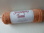 Nectarine Blossom Serendipity Tweed Yarn by Brown Sheep Company, Cotton Wool Blend - Felted for Ewe