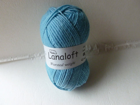 Sky Blue Lanaloft worsted - Seconds - by Brown Sheep Company - Felted for Ewe