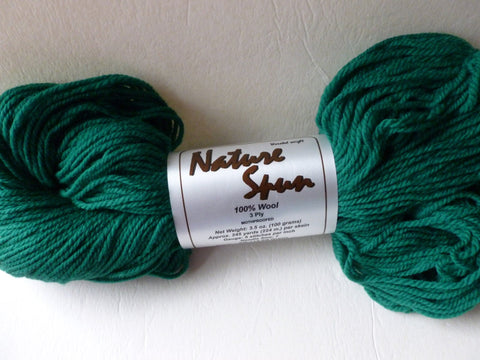 Elf Green Nature Spun Worsted  - Seconds -by Brown Sheep Company - Felted for Ewe