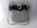Felted Purse, Hand Knit Small Felted Purse, Felted Bag, Multiple Colors - Felted for Ewe